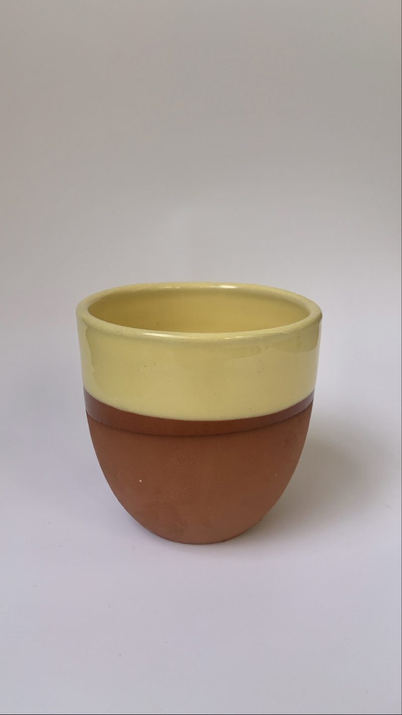 TAZA SIN ASA CERAMICA ARTESANAL - Imagen 4