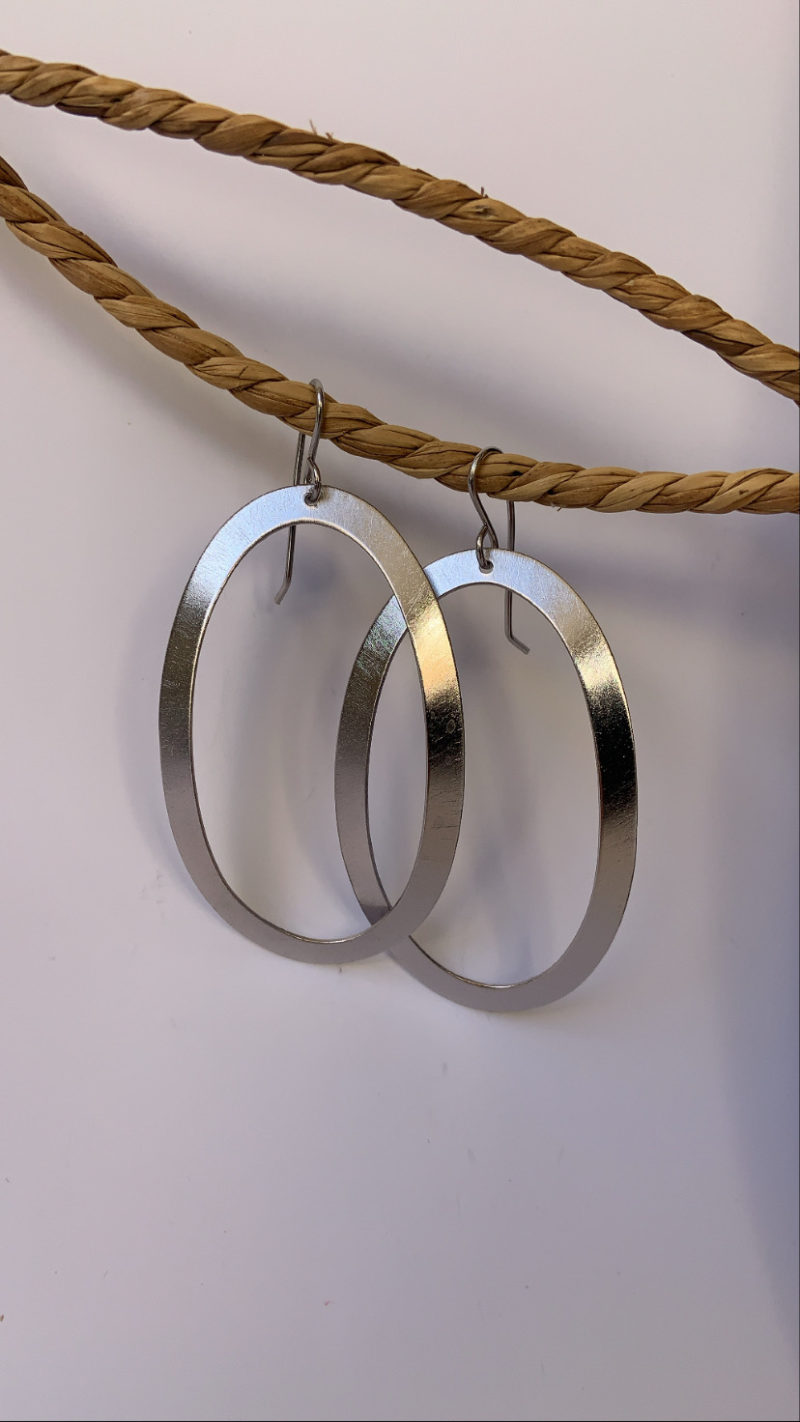 pendientes rodio