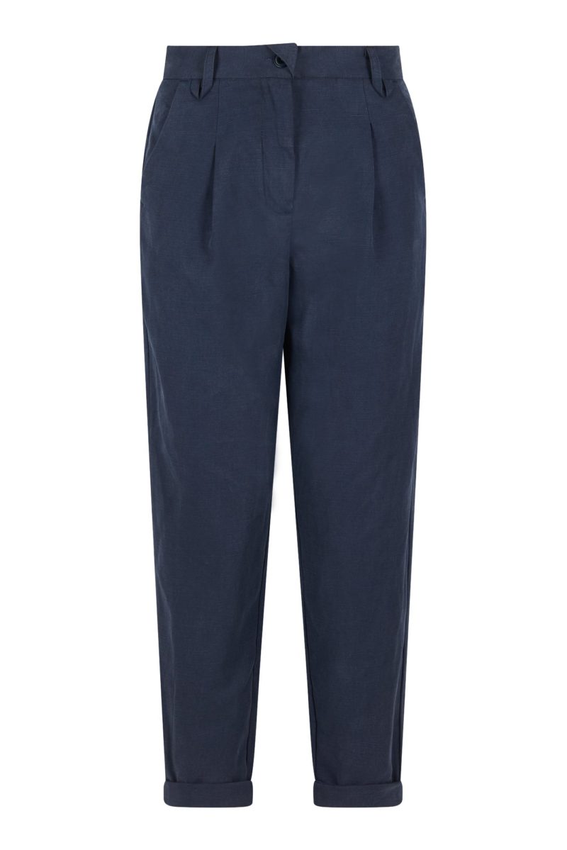 PANTALON TENCEL Y LINO INDIGO - Imagen 2