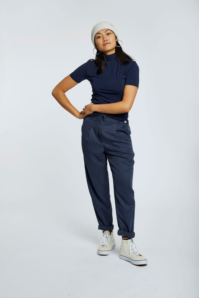 PANTALON TENCEL Y LINO INDIGO
