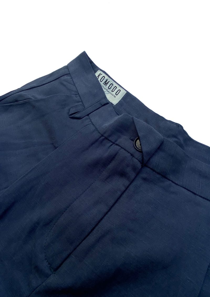 PANTALON TENCEL Y LINO INDIGO - Imagen 4