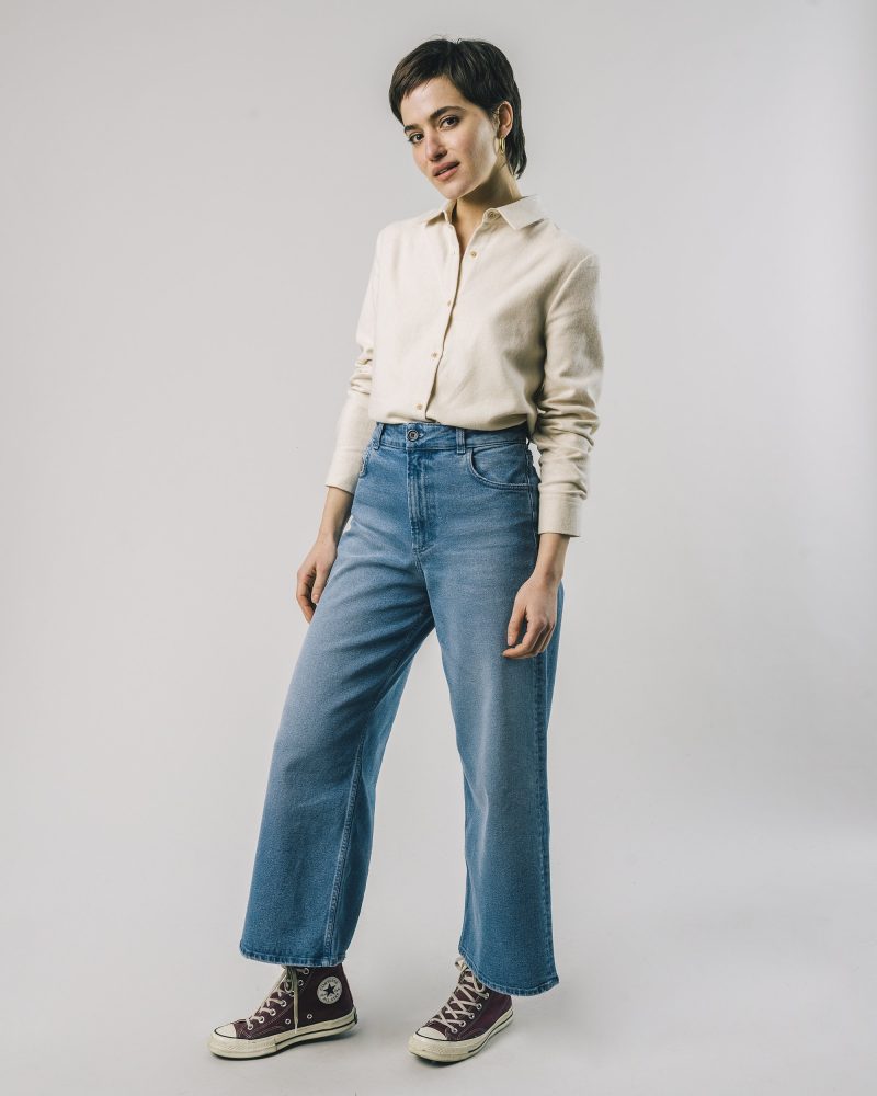BLUSA GRUESA FLANNEL CRUDO - Imagen 2