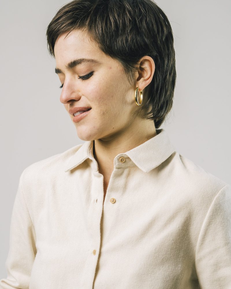 BLUSA GRUESA FLANNEL CRUDO - Imagen 5