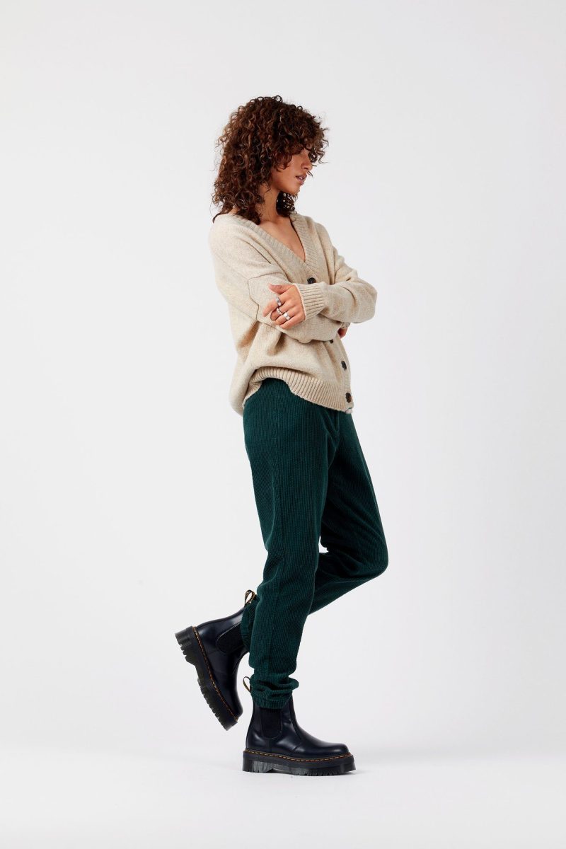 PANTALÓN KICKER Vegano de Algodón Orgánico Verde - Imagen 2
