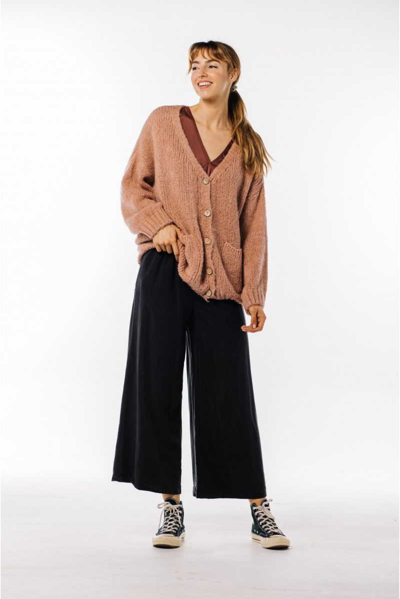 CHAQUETA BOTONES MARRÓN