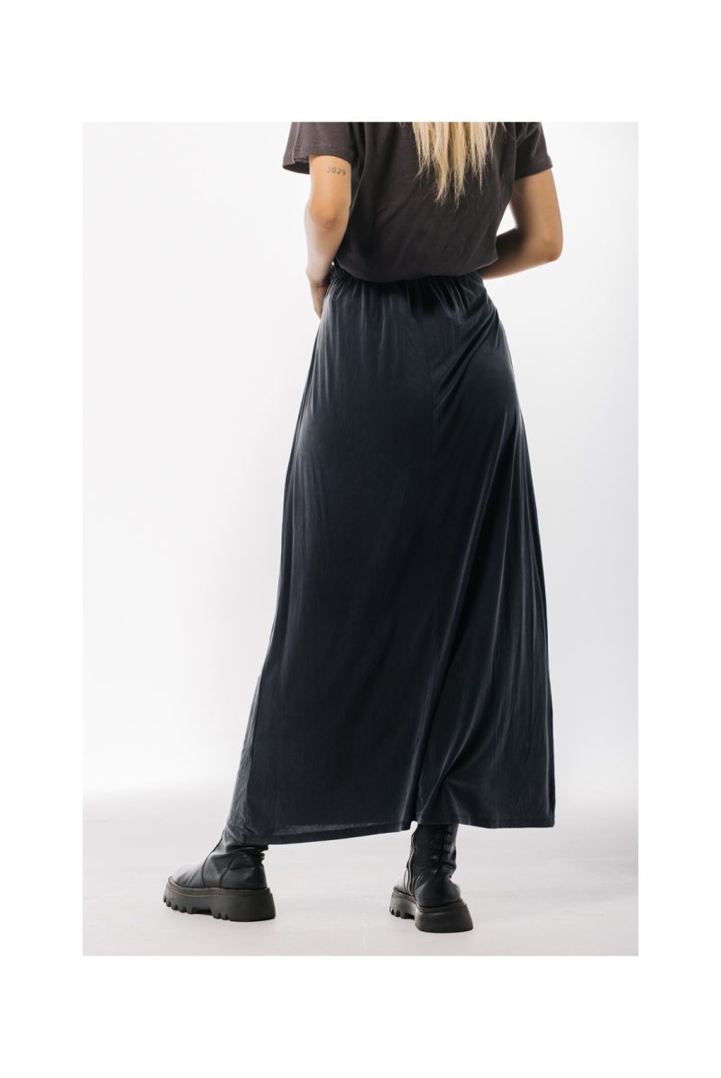 FALDA CUPRO GRIS - Imagen 4