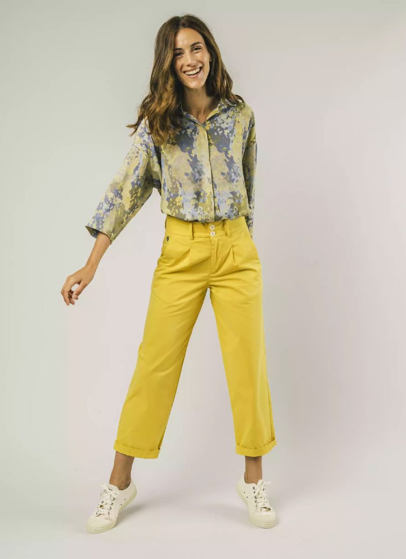 BLUSA CAMUFLAJE VERDE 100% ECOVERO - Imagen 2