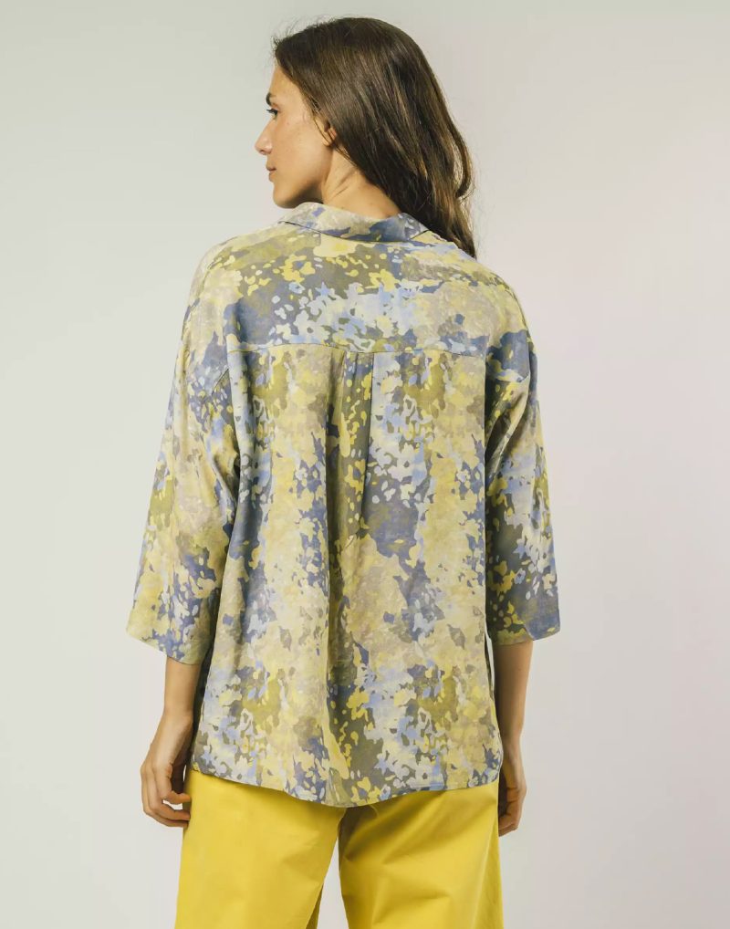 BLUSA CAMUFLAJE VERDE 100% ECOVERO - Imagen 5