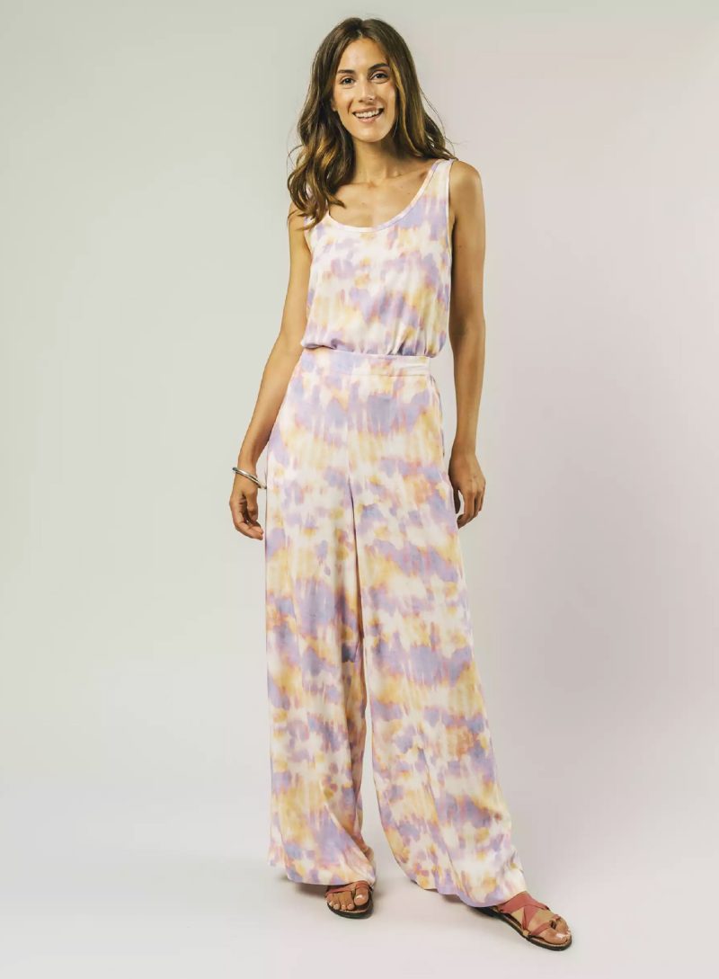 PANTALÓN TIE DYE LILAC 100% ECOVERO VISCOSA