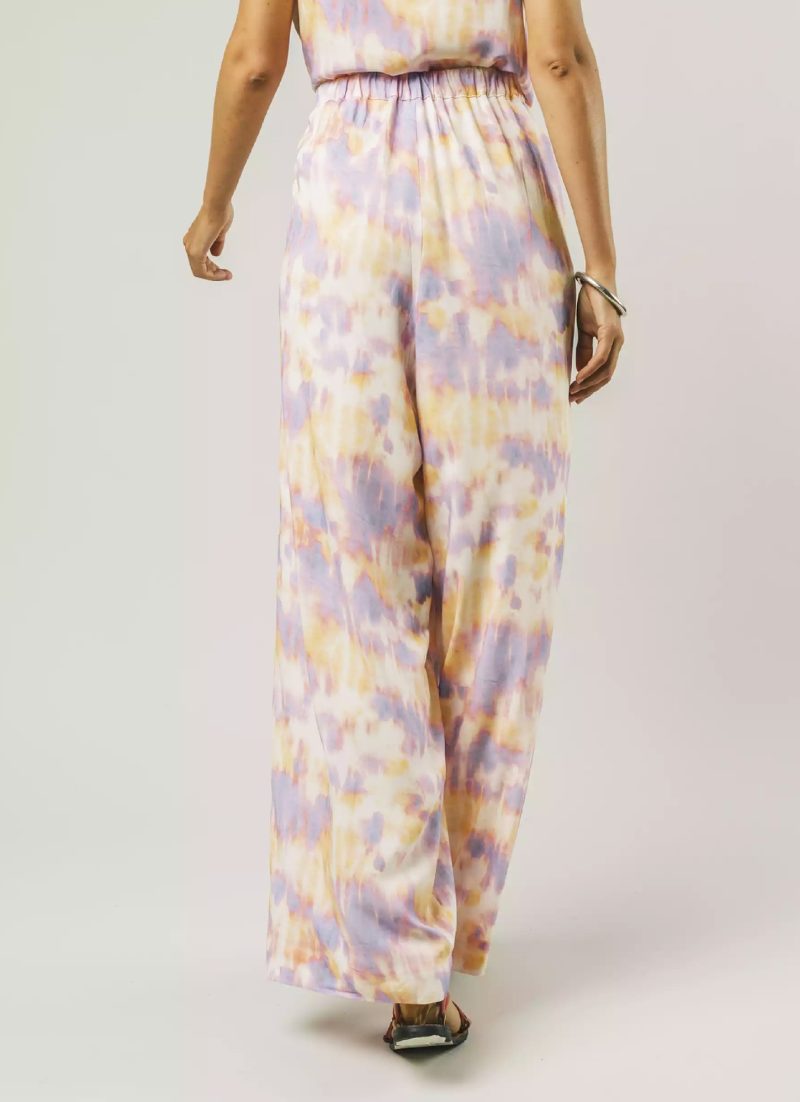 PANTALÓN TIE DYE LILAC 100% ECOVERO VISCOSA - Imagen 3