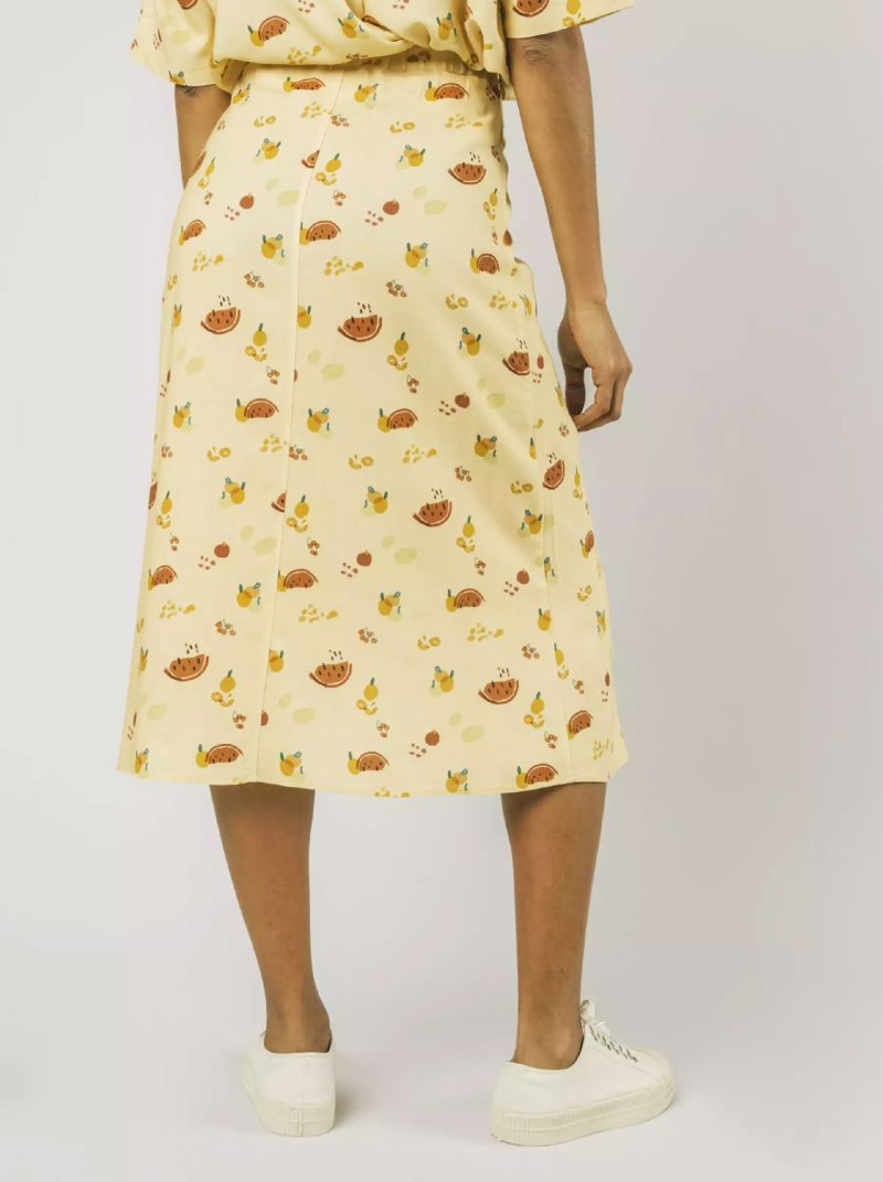 FALDA SOSTENIBLE CON ESTAMPADOS DE FRUTAS - Imagen 5