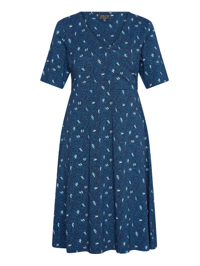 VESTIDO ESTAMPADO AZUL