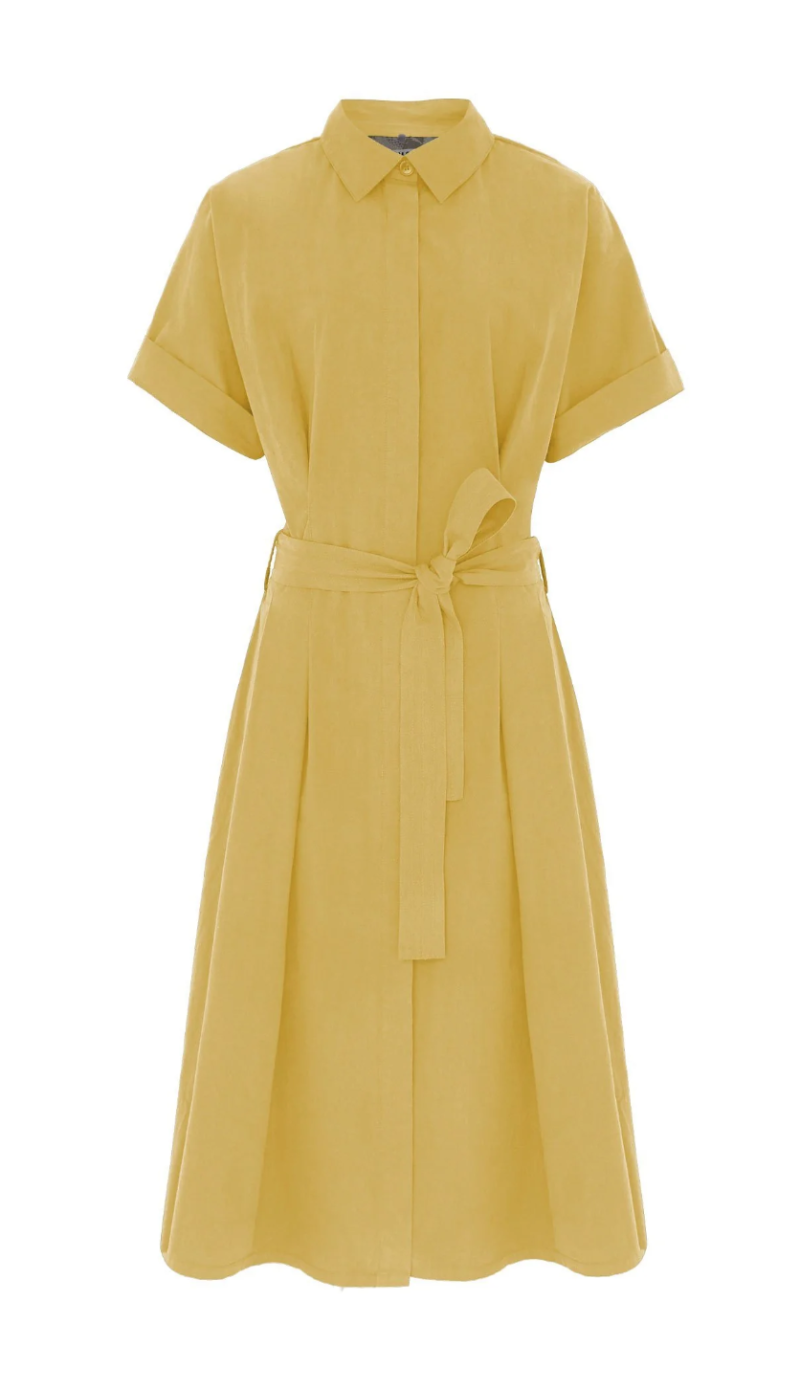 VESTIDO MIEL DE ALGODÓN ORGÁNICO - Imagen 2